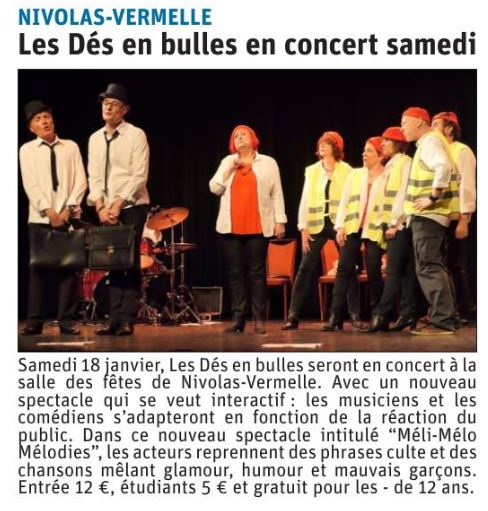 Article Des en Bulles a Nivolas du DL 17.01.20